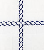Pratesi Treccia super king bedspread 290x260cm, imported from the UK