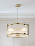 Plafonnier chandelier à 3 lumières Hertford en laiton (marque britannique)