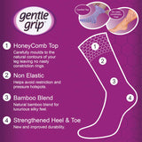 Gentle Grip Bamboo socks 6 pack non elastic, UK version