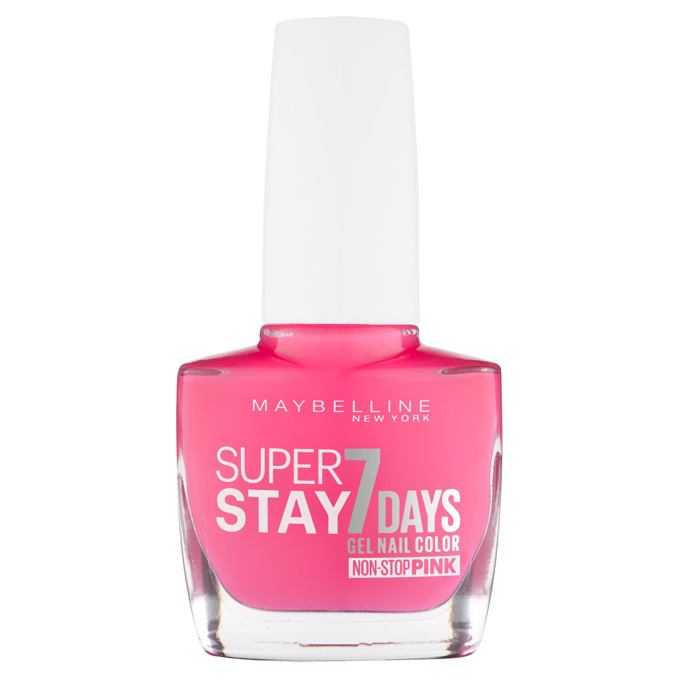 Maybelline Super Stay 7 Days 160 Gel Nail Color Pink 10ml All Sainsburys   