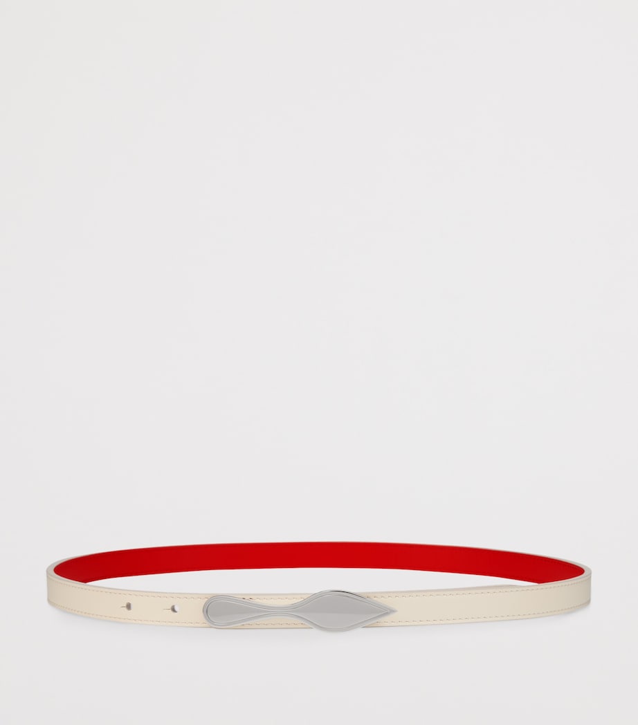 Christian Louboutin Bettina reversible leather belt, UK version