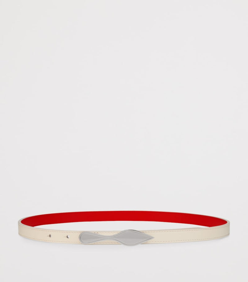 Christian Louboutin Bettina reversible leather belt, UK version