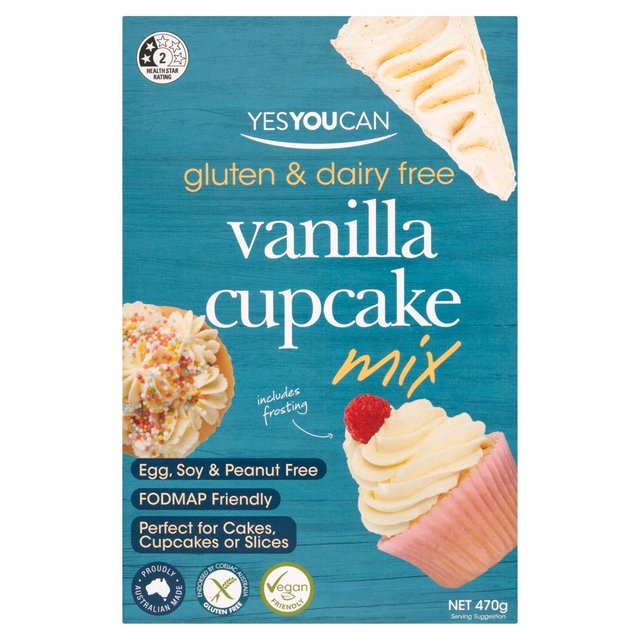 YesYouCan Vanilla Cupcake Mix   470g