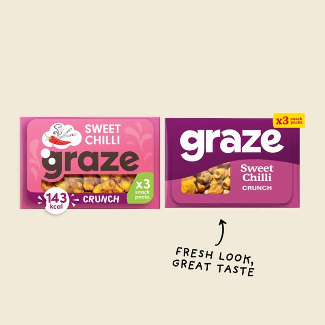 Graze Vegan Sweet Chilli Crunchy Mixed Snacks   28g GOODS M&S   