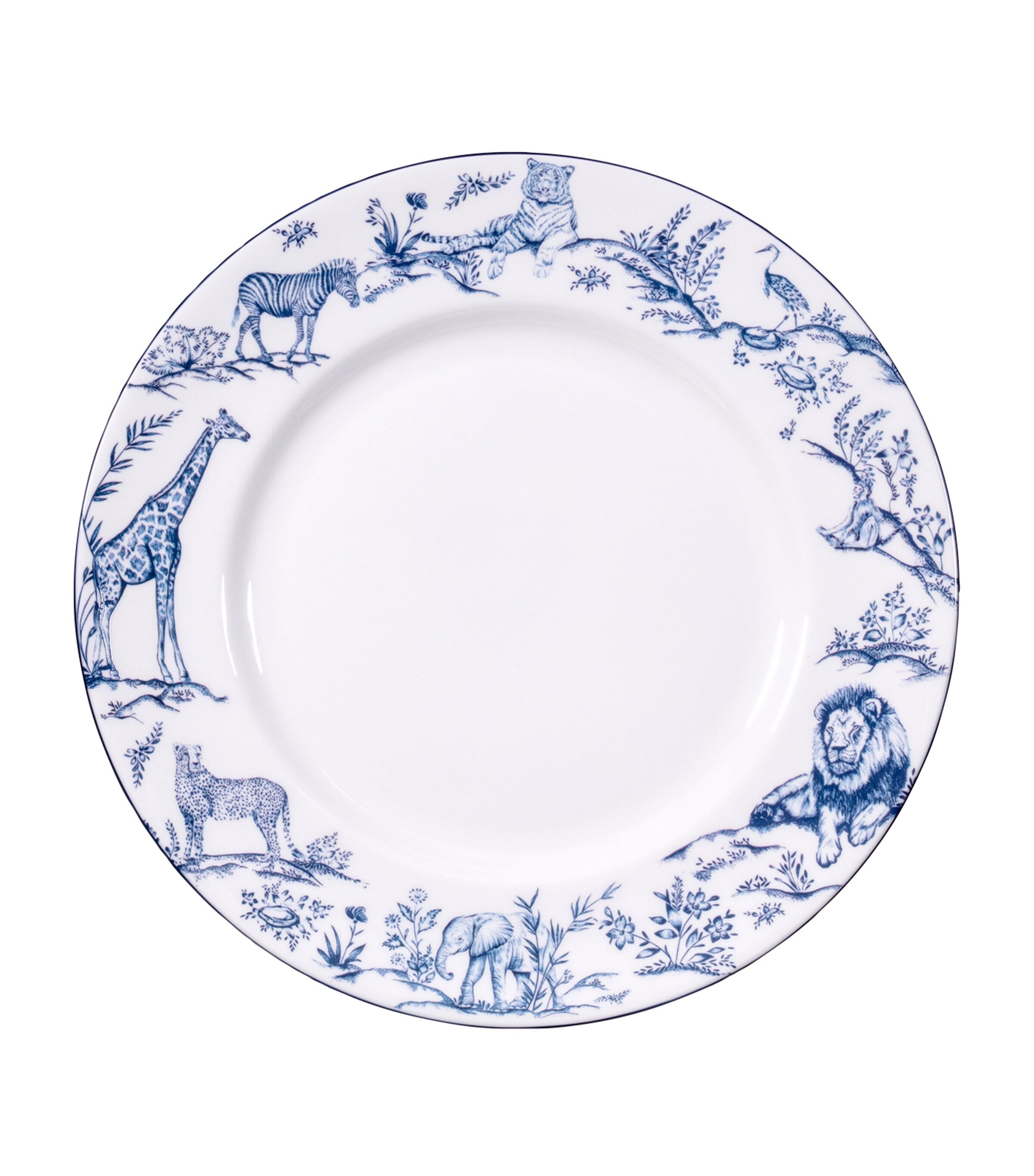 Halcyon Days Nina Campbell Serengeti plate 20cm, UK version