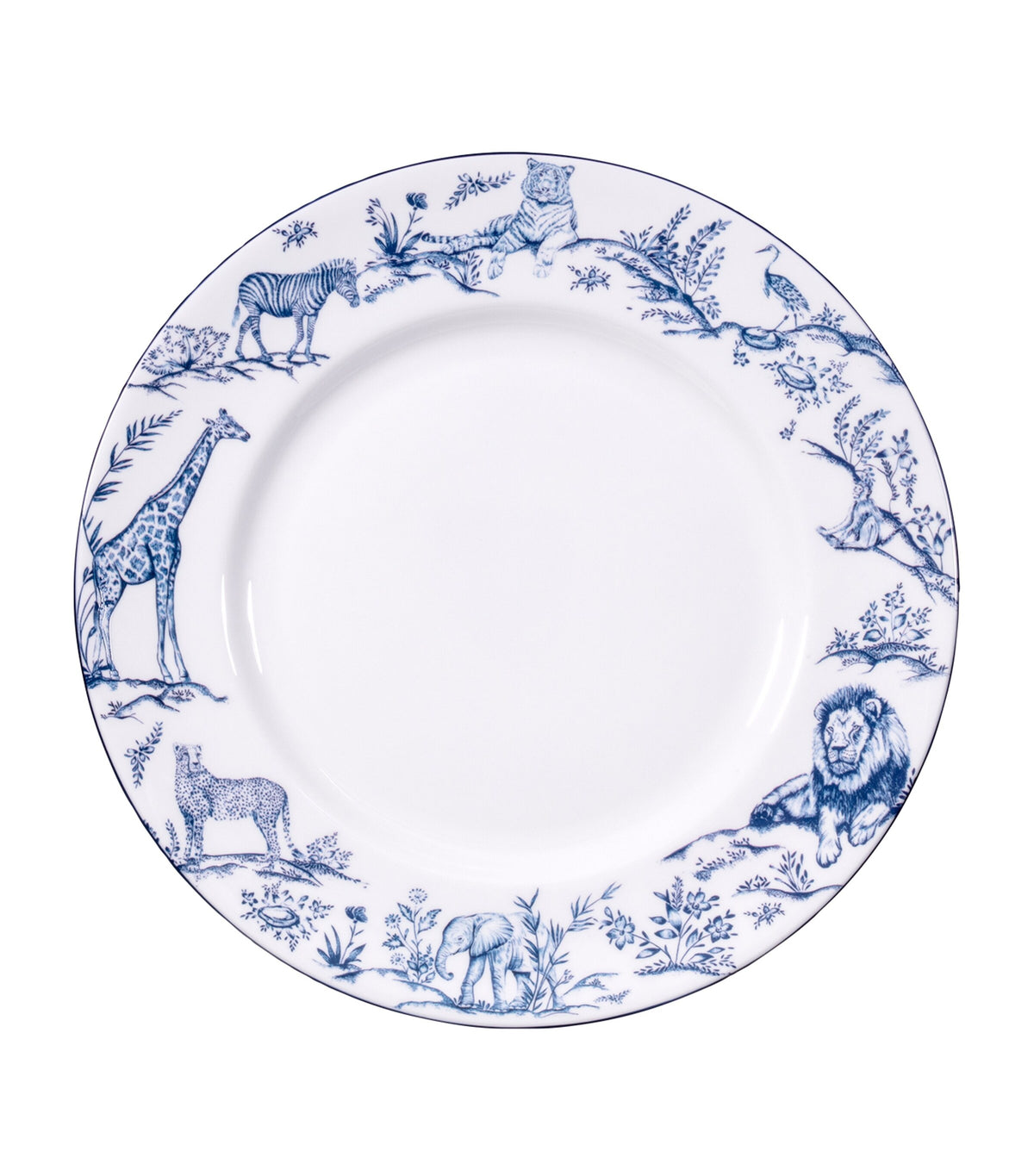 Halcyon Days Nina Campbell Serengeti plate 20cm, UK version