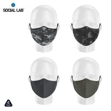 Social Lab triple layer reusable kids face masks 4 pack (British brand)