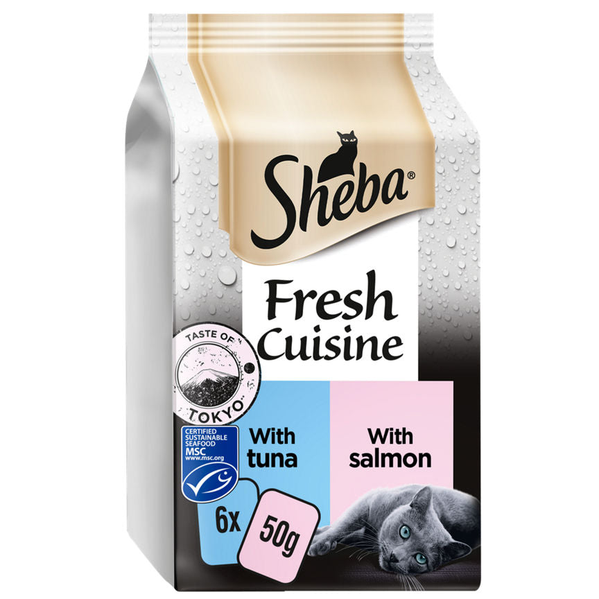 Sheba Fresh Cusine Taste of Tokyo Wet Cat Food Pouches Mixed in Gravy GOODS ASDA   