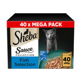 Sheba cat food fish selection pouches 40x85g (British brand)