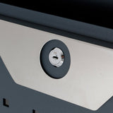 Phoenix Estilo front loading letter box graphite grey (British brand)