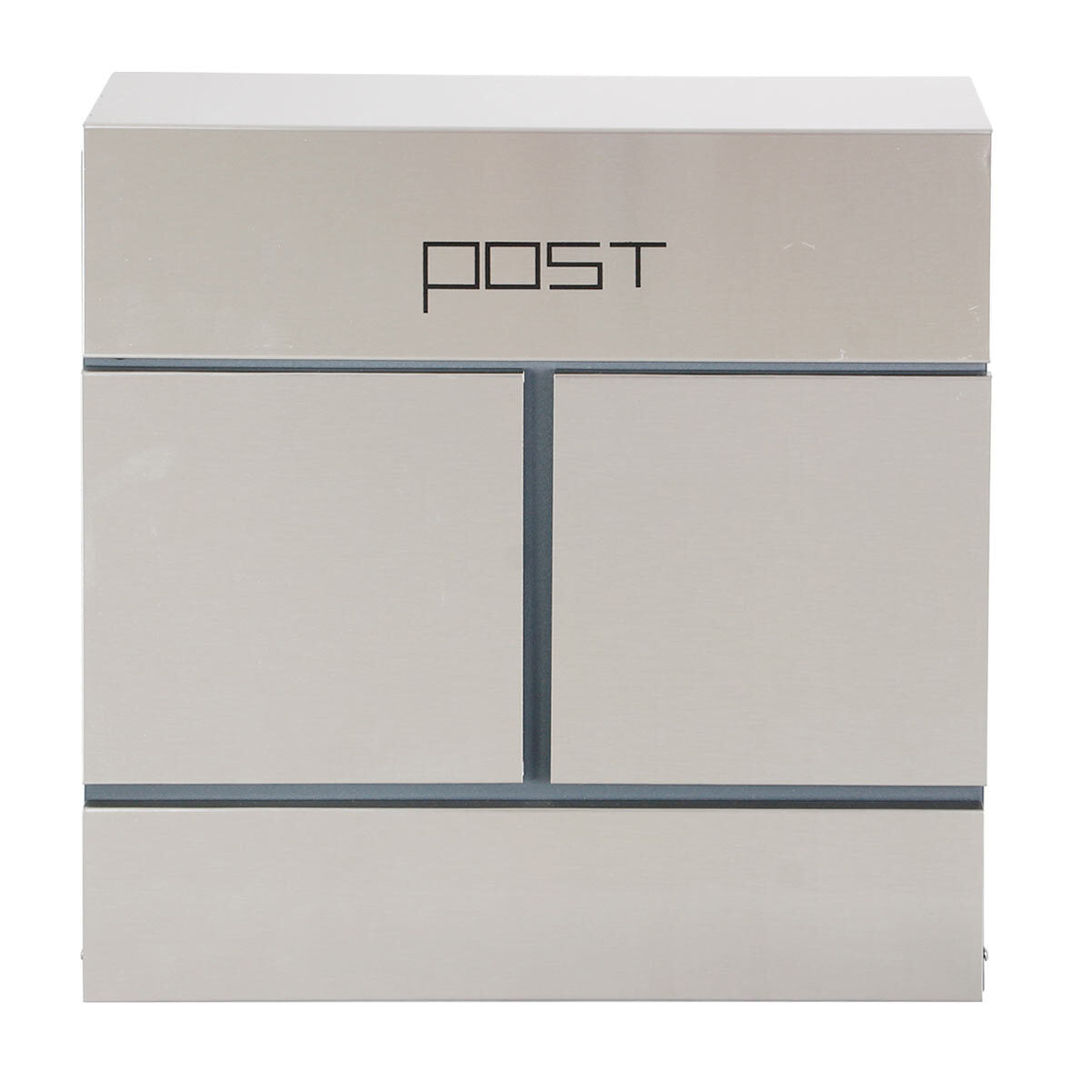 Phoenix Estilo top loading letter box stainless steel with key lock - British product