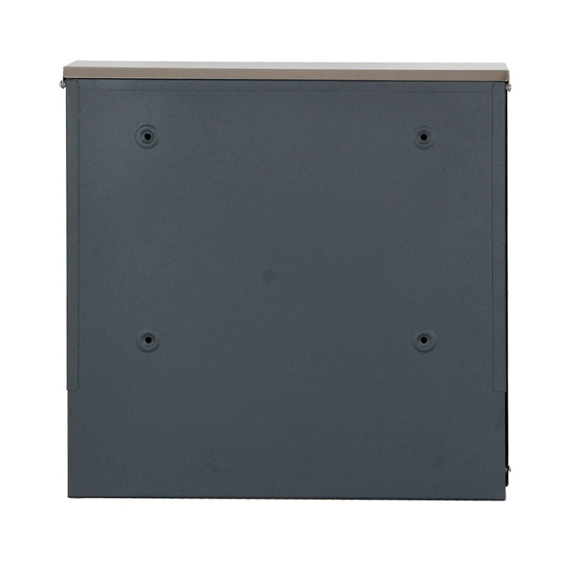 Phoenix Estilo top loading letter box stainless steel with key lock - British product