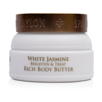 Superdrug SPA CEYLAN White Jasmine Brighten & Treat Rich Body Butter 200g- Buy online at McGrocer