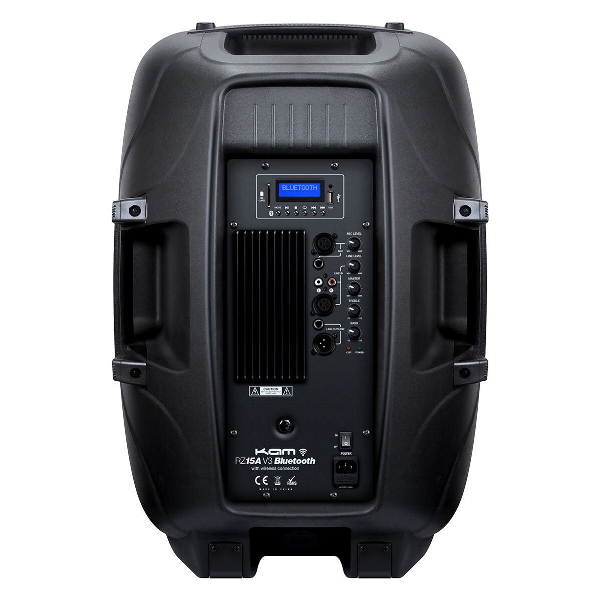 KAM RZ15ABT 15&quot; Bluetooth Speaker, 1200W