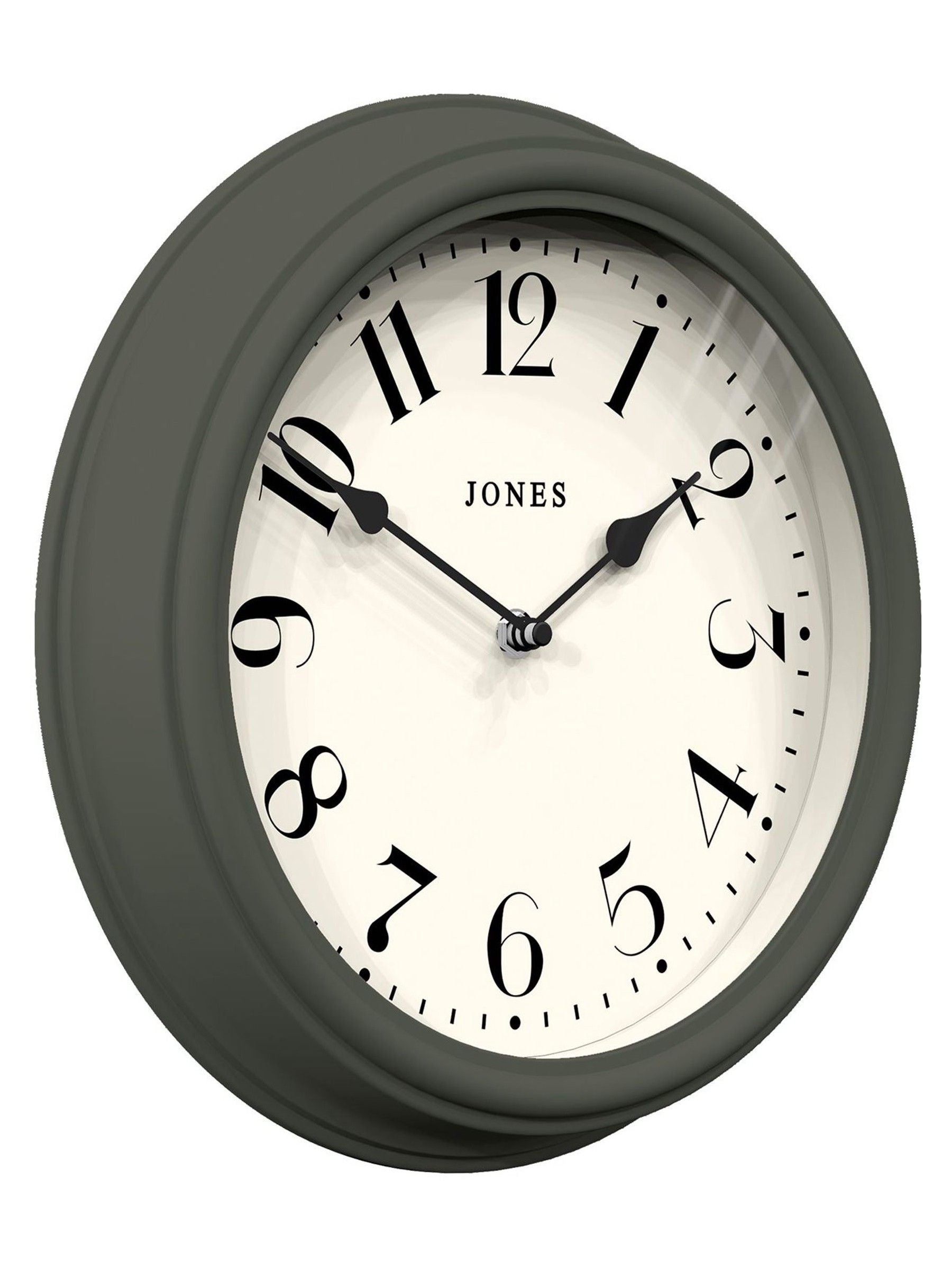 Jones Clocks wall clock in Moss Green, UK version