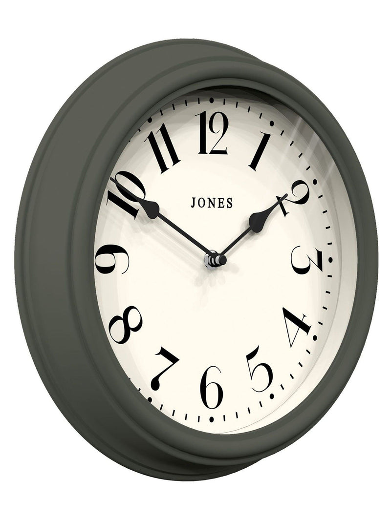Jones Clocks Green Venetian Moss Green Wall Clock