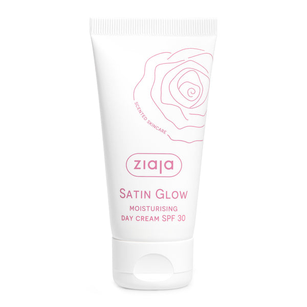 Ziaja satin glow moisturising day cream SPF 30 50ml, UK version
