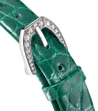 Graff white gold butterfly watch 33mm diamonds emeralds - British product