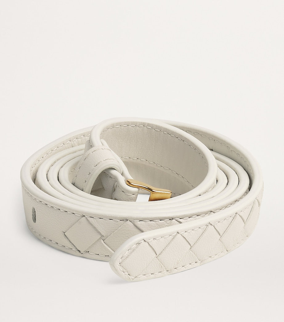 Bottega Veneta lambskin thin watch belt gold buckle - British product