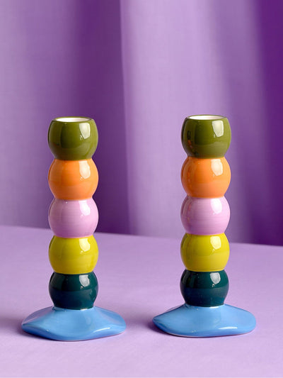 Next Widdop Set of 2 Candle Stick Holders- Buy online at McGrocer