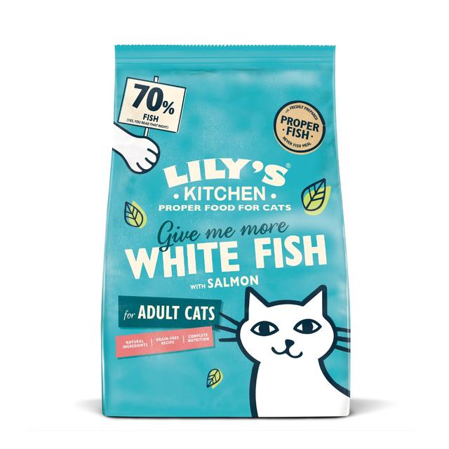 Lily's Kitchen Cat Fisherman's Feast White Fish with Salmon Dry Food   2kg