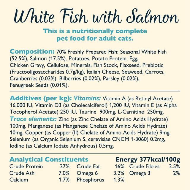 Lily's Kitchen Cat Fisherman's Feast White Fish with Salmon Dry Food   2kg GOODS M&S   