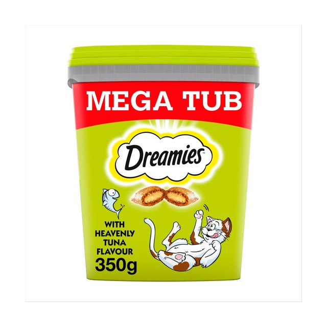 Dreamies Cat Treat Biscuits with Tuna Flavour Bulk Mega Tub   350g GOODS M&S   