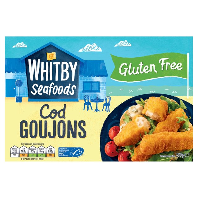 Whitby Seafoods Gluten Free Cod Goujons   225g GOODS M&S   