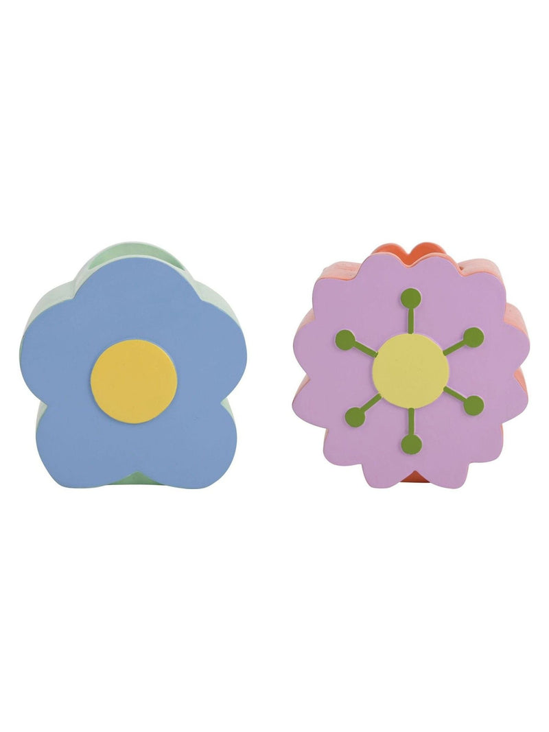 Widdop flower-shaped candle holders set of 2 (British brand)