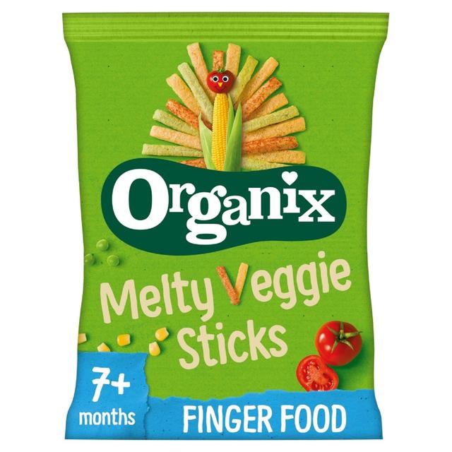 Organix Melty Veggie Organic Sticks Baby Snack 7 months+    15g GOODS M&S   