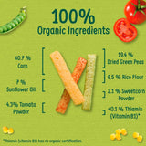 Organix Melty Veggie Organic Sticks Baby Snack 7 months+    15g GOODS M&S   