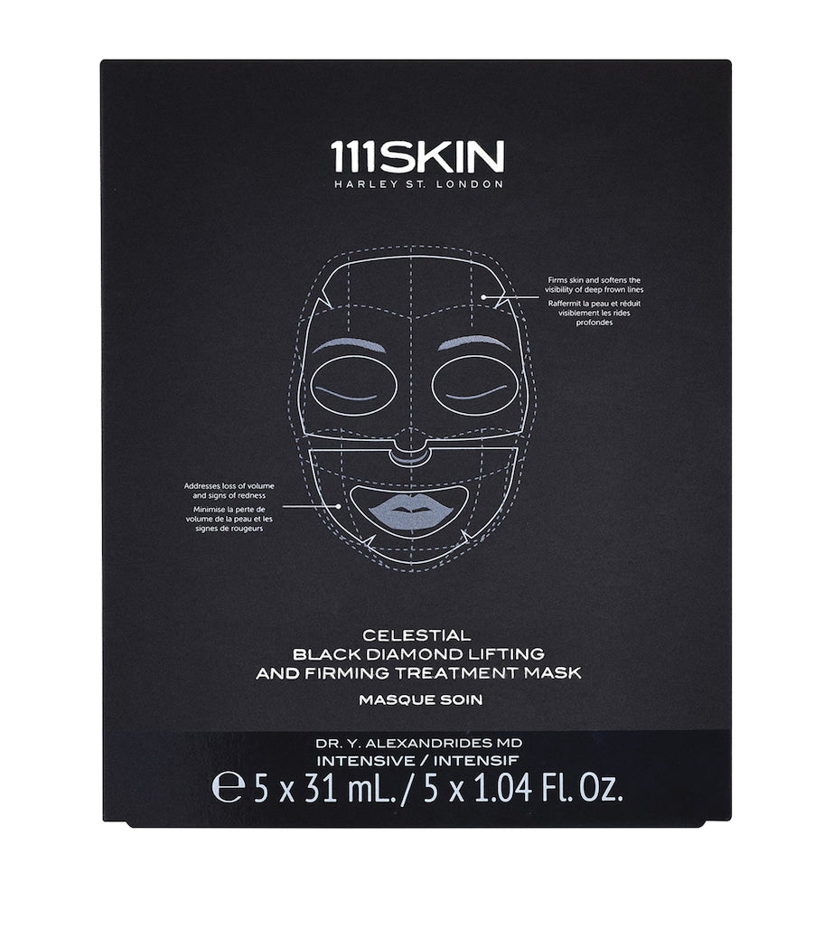 111Skin lifting and firming hydrogel sheet mask set 5-pack, 31ml each (British brand)