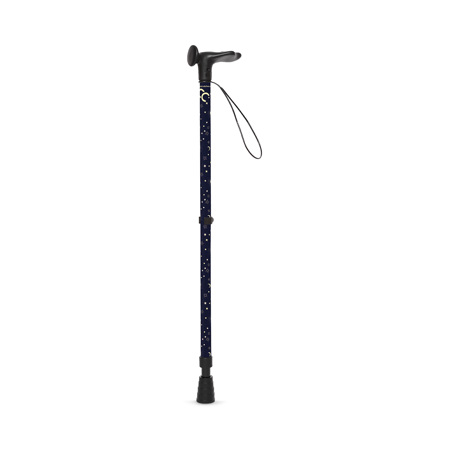 Cool Walking Sticks left hand adjustable walking stick (British brand)