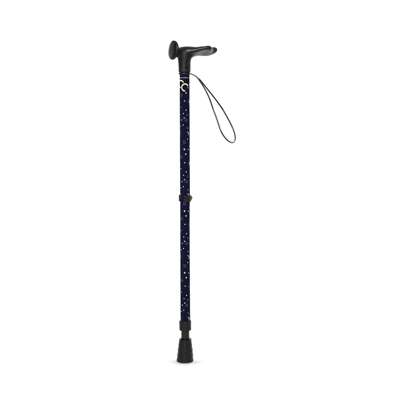 Cool Walking Sticks left hand adjustable walking stick (British brand)