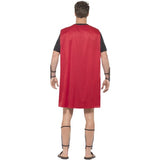 Smiffys Roman Gladiator Costume black with cape and cuffs, UK version