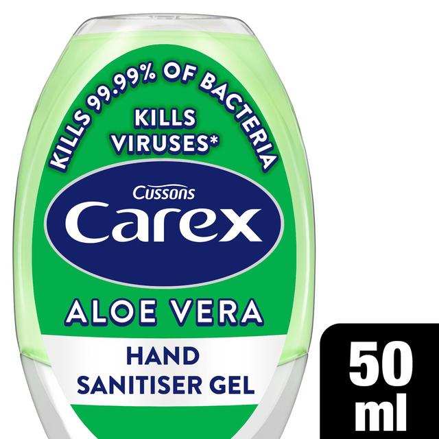 Carex Aloe Vera Antibacterial Hand Sanitiser Gel   50ml GOODS M&S   