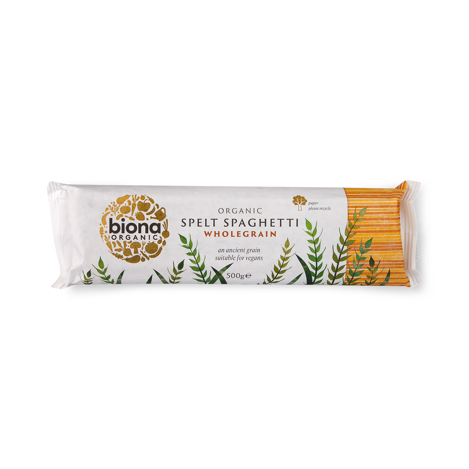 Biona Wholegrain Spelt Spaghetti 500g