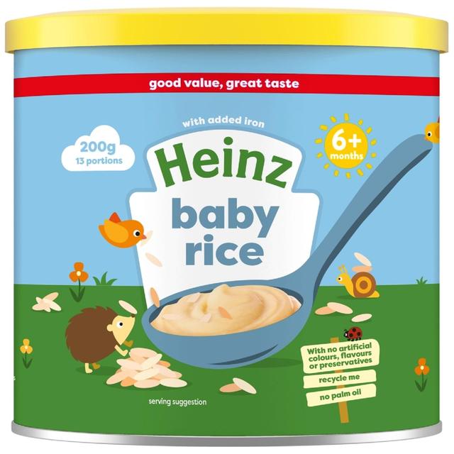 Heinz Baby Rice Porridge Baby Food 6+ Months   200g GOODS M&S   