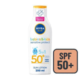 NIVEA SUN Kids Sensitive Protect SPF 50+ Sun Lotion   200ml GOODS M&S   