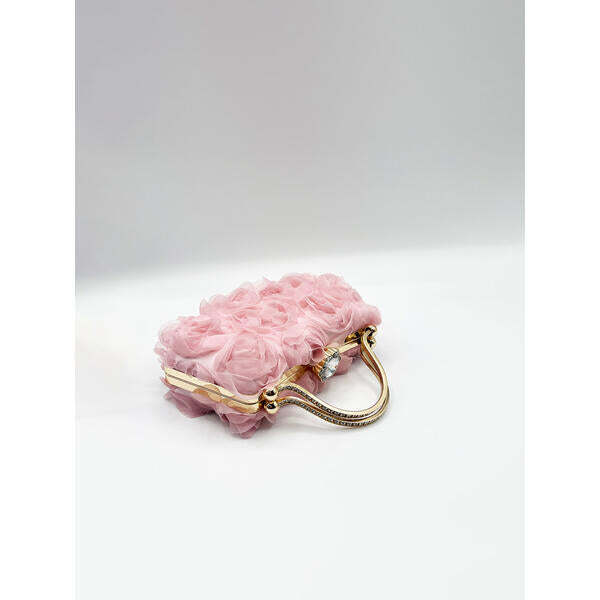 SVNX Rose Clutch in Pink, UK version
