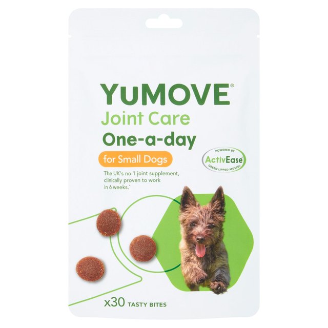 Yumove Chewies One a Day Dog Joint Supplement Small Dog   30 per pack GOODS M&S   