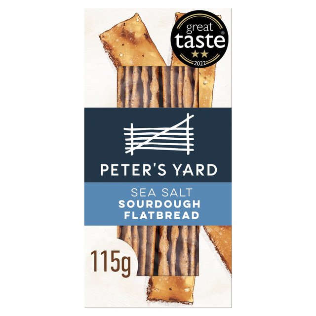 Peter's Yard Sea Salt Sourdough Flatbreads   115g