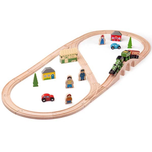 Bigjigs Rail Flying Scotsman Train Set GOODS Superdrug   