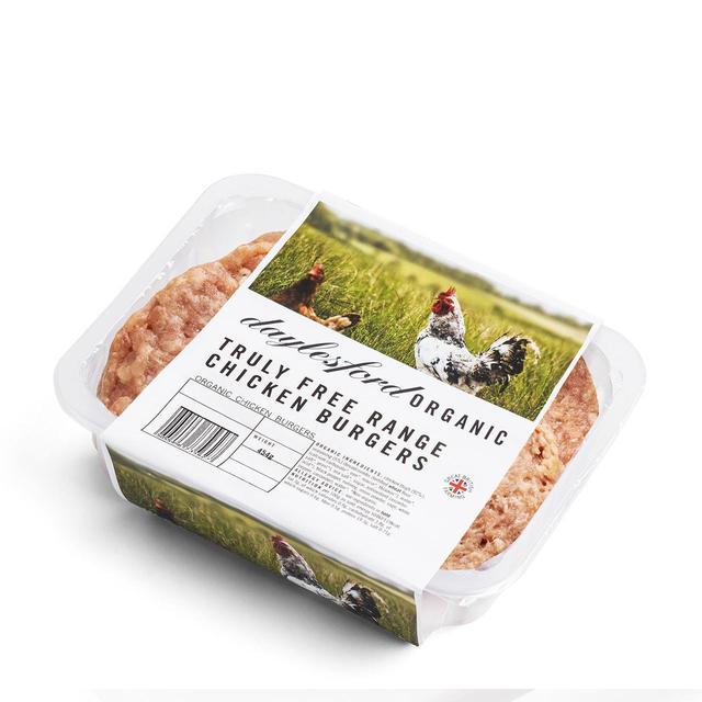 Daylesford 4 Organic Chicken Burgers    454g