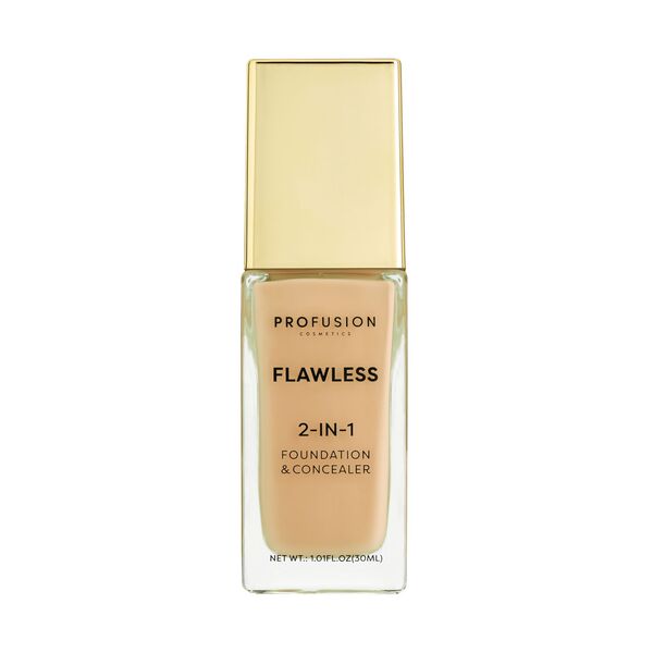 Profusion Cosmetics Flawless 2-in-1 Foundation in Golden Beige - British product