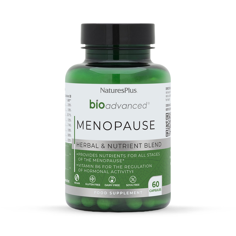 NaturesPlus BioAdvanced menopause capsules 60 count - British product