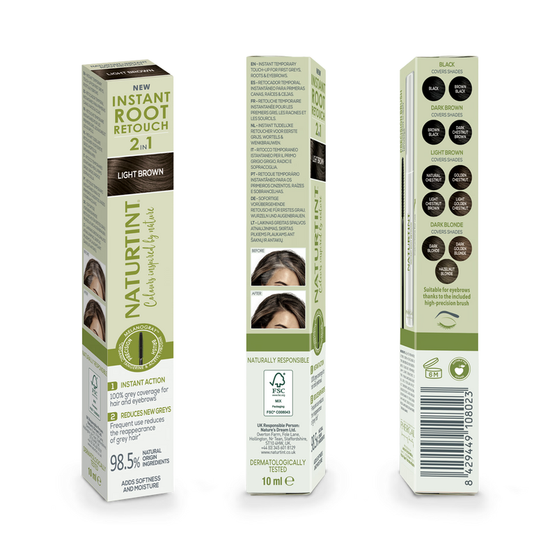 Naturtint root retouch Light Brown 10ml - British product