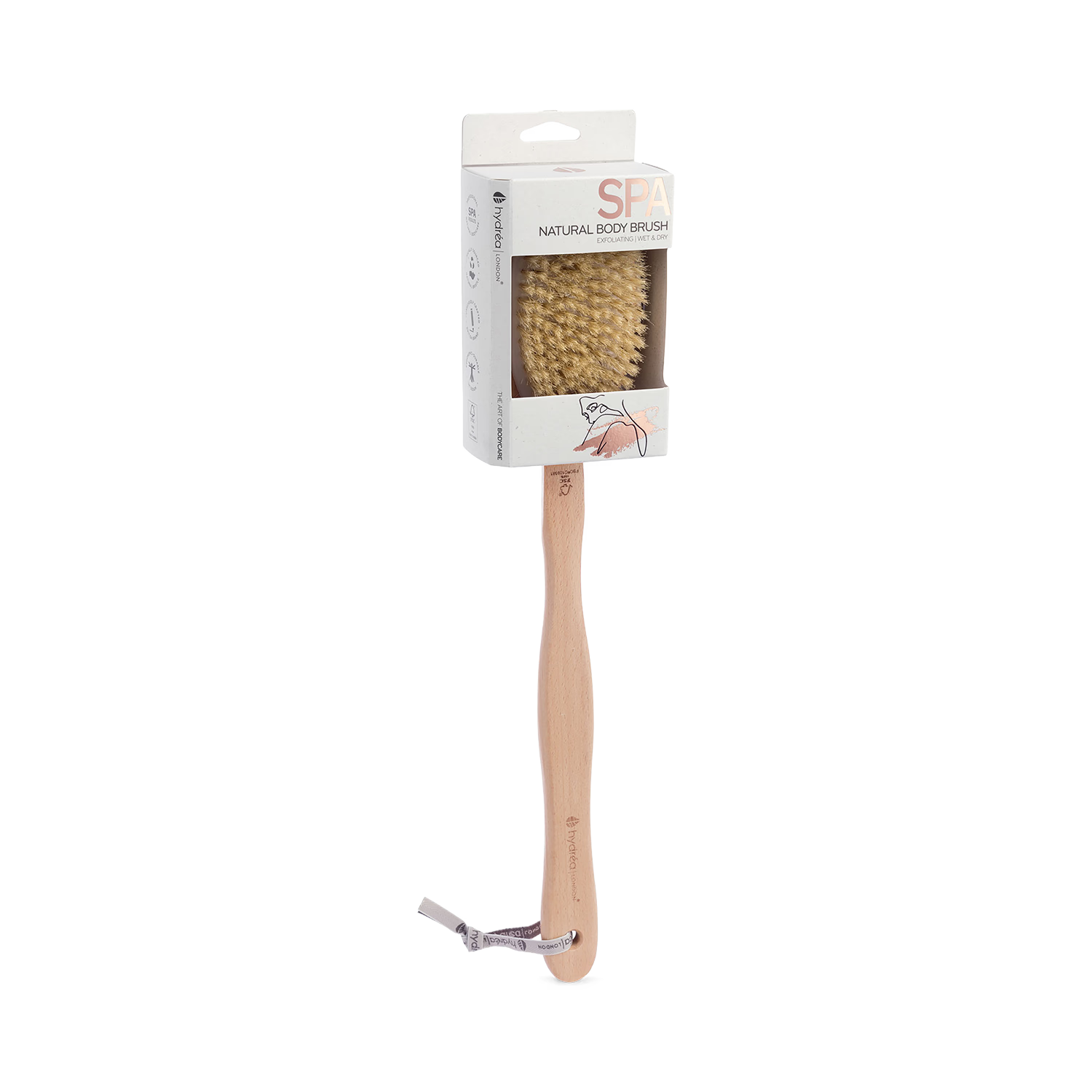 Hydréa London Classic Natural Bristle Body Brush (British brand)