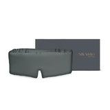 Silk Addict mulberry silk sleep mask charcoal - British product
