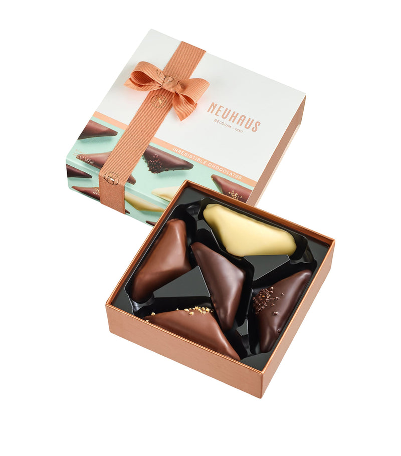 Neuhaus dark, milk and white chocolate selection box 104g, imported from the UK